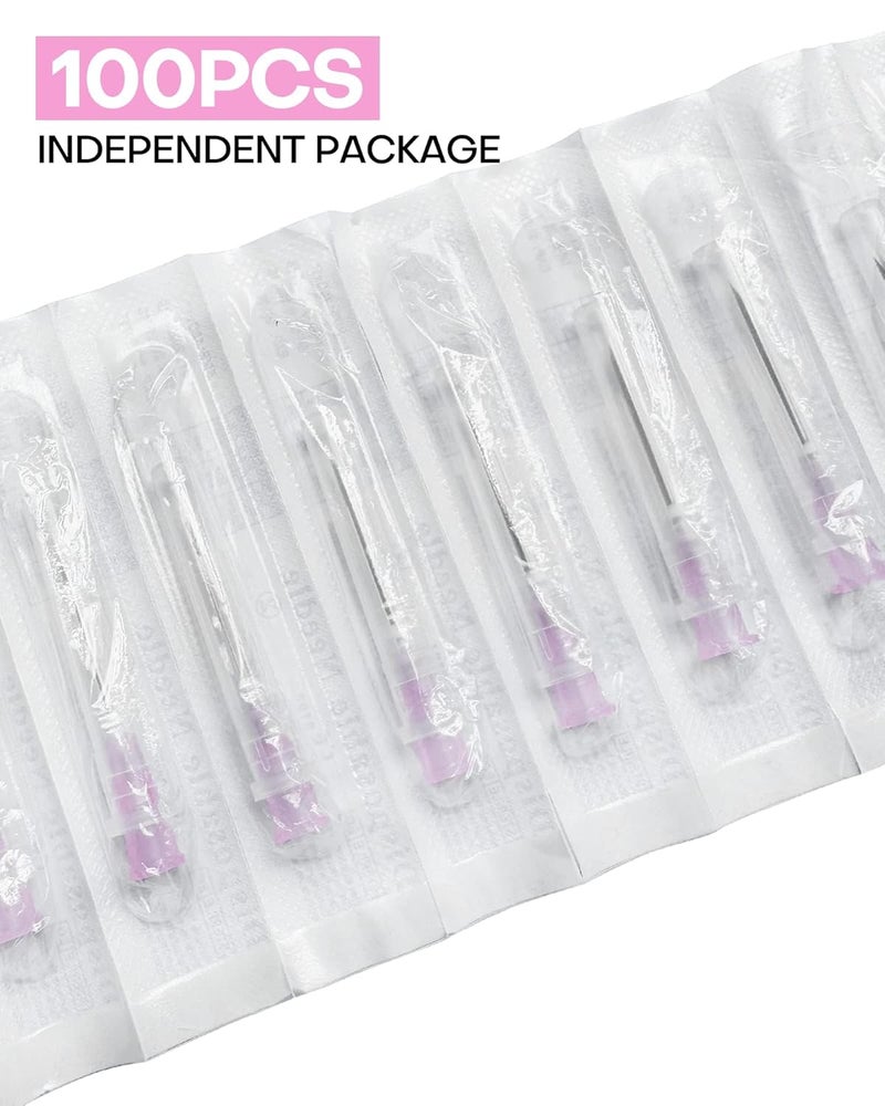 GODCREAT 18 Gauge 1.5 Inch Needle, 100 Pack Luer Lock Individually Sealed Wrapped, Labs Tools Accessories for Scientific, Measuring and Refilling, Industrial - Image 3